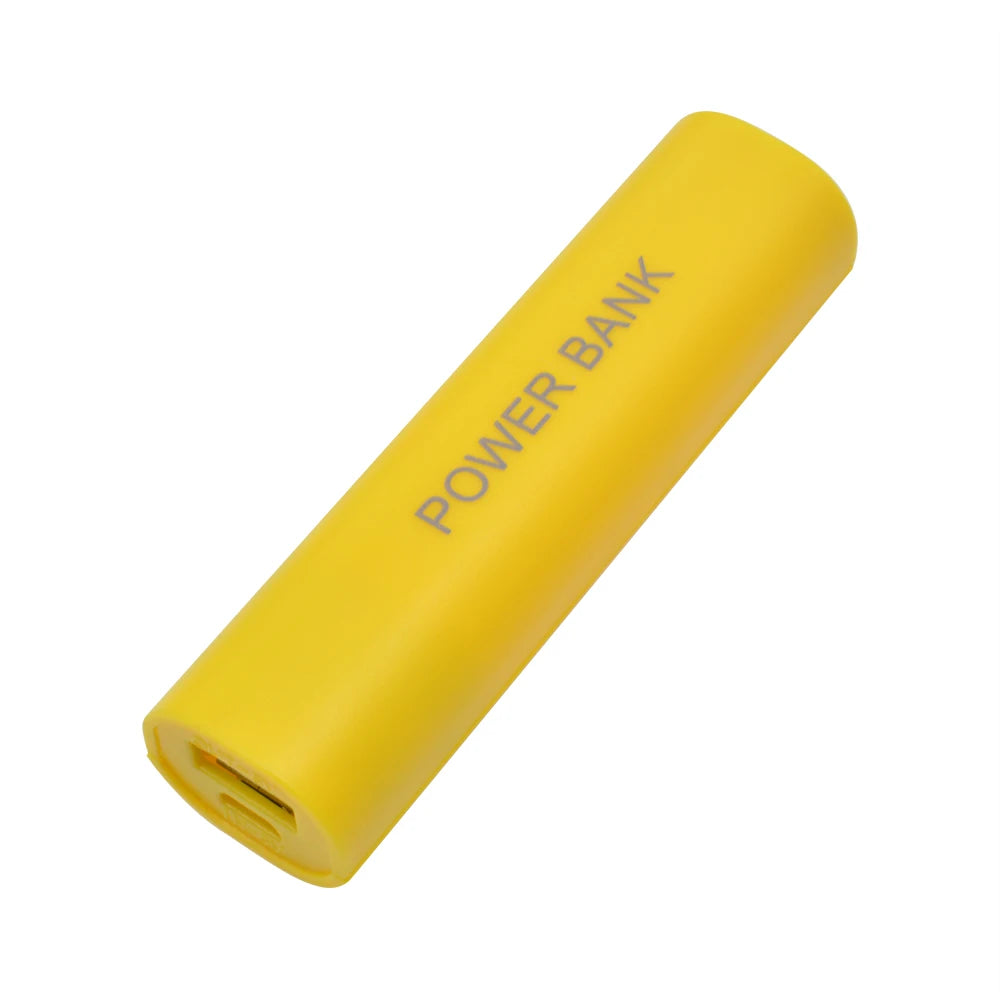 Metal Power Bank DIY Kit Storage Case Box Free Welding Suit 1X 18650 Battery 5V 1A USB External Charger For Phone