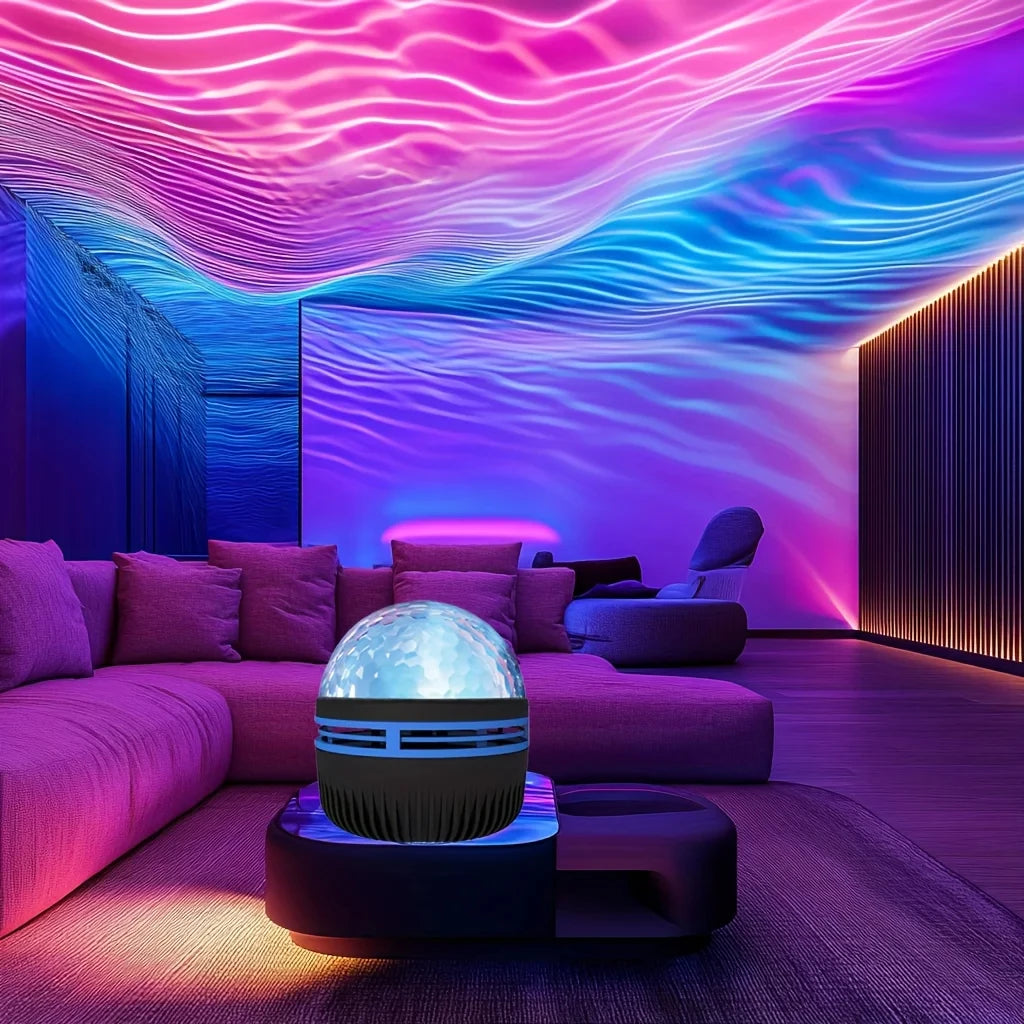 LED Water Ripples Projector