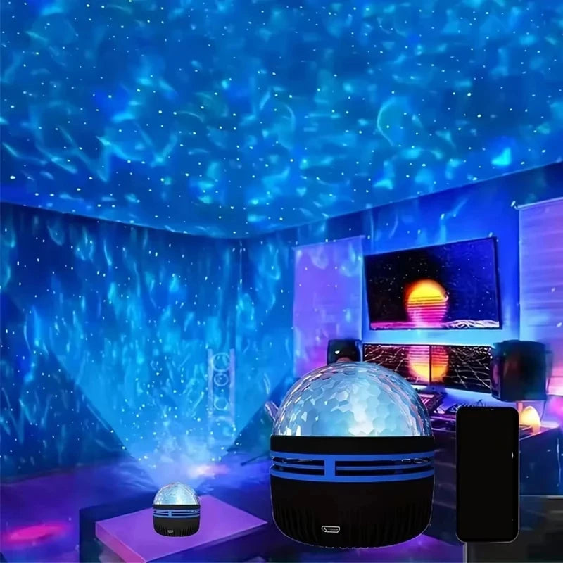 LED Water Ripples Projector