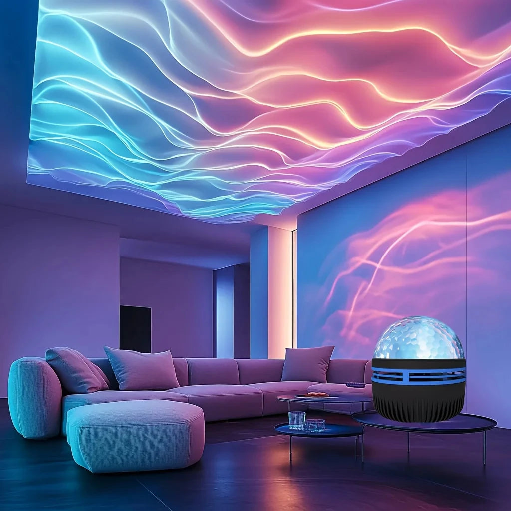 LED Water Ripples Projector