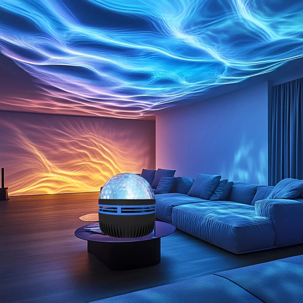 LED Water Ripples Projector